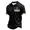 Hello Darkness My Old Friend T-Shirt Irish Beer Polo Shirts Short Sleeve Top St Patricks Day T Shirts for Men Adult Retro Casual Fit Trendy Ireland Funny Drinking with Button Ireland Tee Gifts Tops, A #1