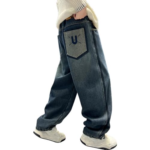 Boys Athletic Cargo Pants Comfortable Elastic Waist Trousers for Active Kids Suitable for Outdoor Play and Daily