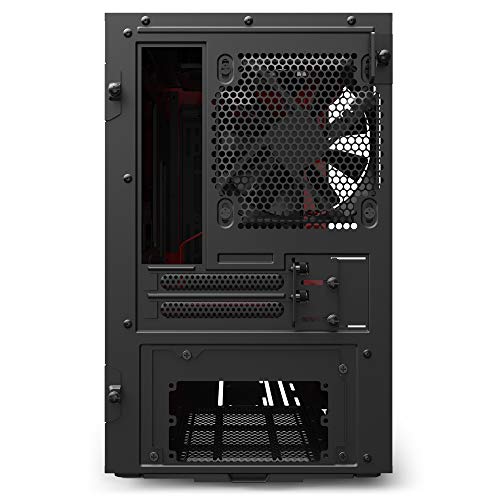 NZXT H210 - Case da gioco per PC Mini-ITX - Porta Tipo C USB I/O frontale - Pannello laterale in vetro temperato - Compatibile con il raffreddamento a Liquido - Staffa per il radiatore