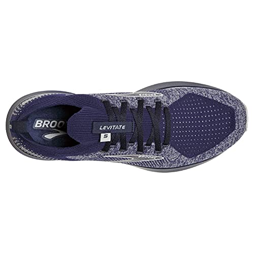 Image of Brooks Men's Levitate StealthFit 5 Neutral Running Shoe, Peacoat /Grey, 11.5