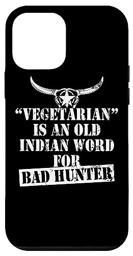 �n���e�B���O �n���^�[Vegetarian Is An Old Indian Word For Bad Hunter �X�}�z�P�[�X iPhone 12 mini �p