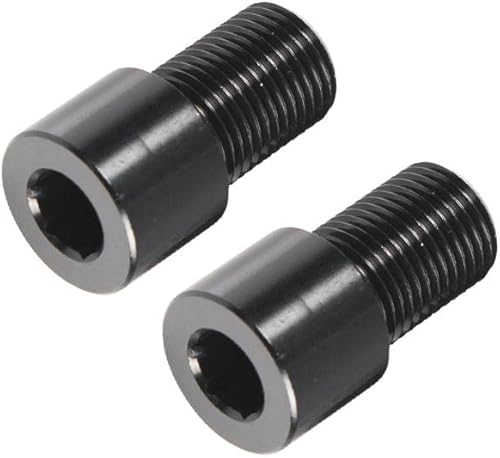 KiWAV Adaptadores de extremo de barra de motocicleta compatibles para Yamaha MT FZ XSR TMAX