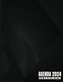 Independently published Agenda 2024 Semainier: 1 semaine sur 2 pages avec heure de 7h00 à 23h00, 12 Mois de Janvier à Décembre 2024, Planificateur grand format A4.
