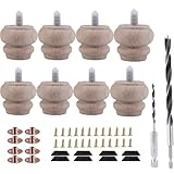 Txcucc 2 Inch Wooden...