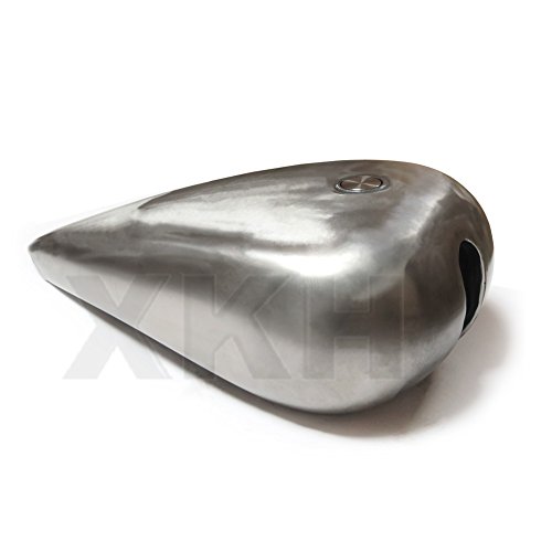 Xkh- Custom 5" Stretched 4.5 Gallon Gas Fuel Tank Compatible With Harley Chopper Motorcycle Bikes [B074Wjkd5N] #TOP1