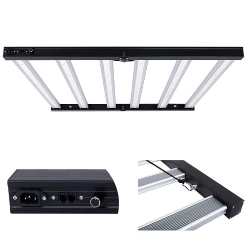 720W LED Grow Light - Indoor Plant Light Electronic Kit with Dimmer Controller - 108 cm x 105 cm x 5 cm Full Spectrum