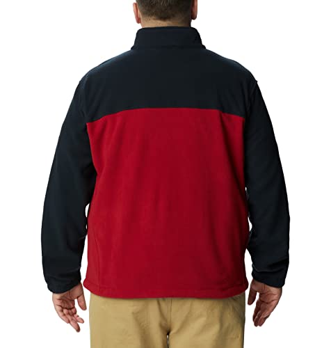 Columbia Ncaa Alabama Crimson Tide Men's Collegiate Flanker Iii Fleece Jacket, Medium, Ala - Black/Red Velvet #TOP6