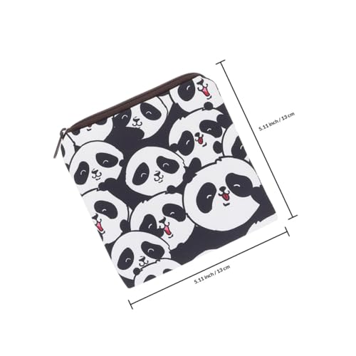 Bolsa para compresas sanitarias Angoily de poliéster con diseño adorable (Pack de 4) 2