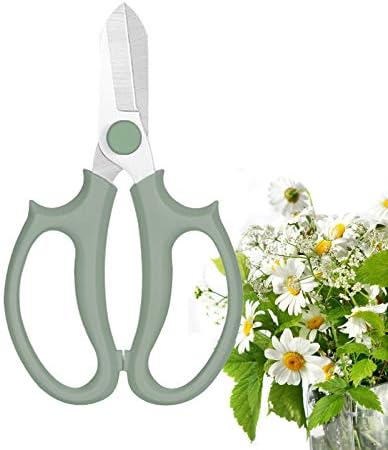 Tesoura de flor Leize, tesoura floral de aço inoxidável espessa, ...