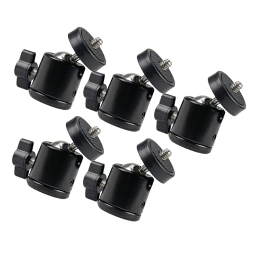LABRIMP 5pcs Camera Spherical Head Gimbal Camera Ball Head Tripod Mini Tripod Head Trigger Grip Ball Head Ball Tripod Head Camera Video Head SLR Camera Spherical Heavy Duty Head Mini Head
