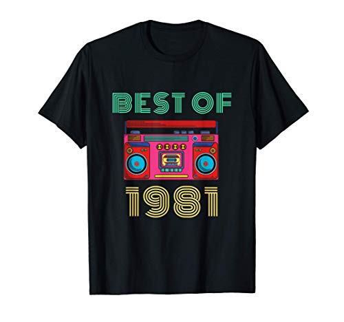 Testo simpatico per la festa di un 40esimo compleanno. Idea regalo perfetta per tutti i nati nel 1981 che amano la musica e la cultura pop di quel periodo.