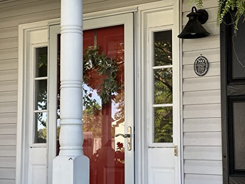 Signs Authority Metal Yard Sign -- No Soliciting Outdoor - Durable Heavy Duty Dibond Aluminum #TOP5