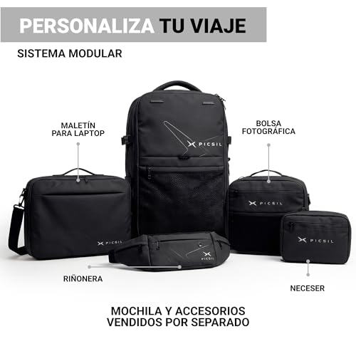 Funda para portátil extensible PICSIL Horizon de 15.6": espacio modular para tus documentos 6
