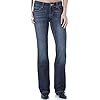 Wrangler-Womens-Western-Mid-Rise-Stretch-Boot-Cut-Jean Wrangler Women's Western Mid Rise Stretch Boot Cut Jean, Navy, 9W x 32L