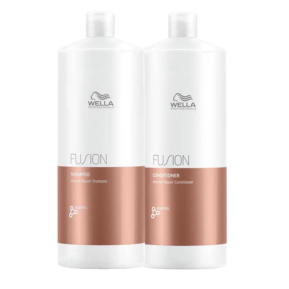 Wella Fusion Champú 1000 ml + acondicionador 1000 ml