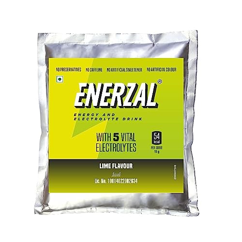 Image of Enerzal Lime Energy Drink Powder 1KG (Pack of 2)