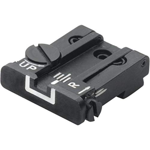 FUSION LPA Sight, Fully Adjustable White Outline Sight Compatible with Glock Models 17-23, 25-32, 34, 35 –TPU32GL18