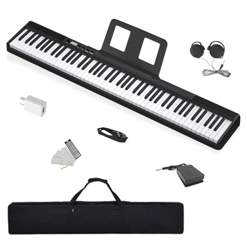 Amazon.co.jp: Longeye 電子ピアノ 【譜面台本体に付け】 88鍵盤