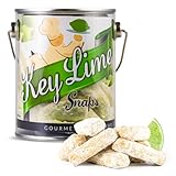 Flathau’s Fine Foods, Gourmet Shortbread Cookies, Handcrafted All Natural Artisan Bites, Southern-Baked Sweet Snaps with a Buttery Finish (Key Lime, 6oz)