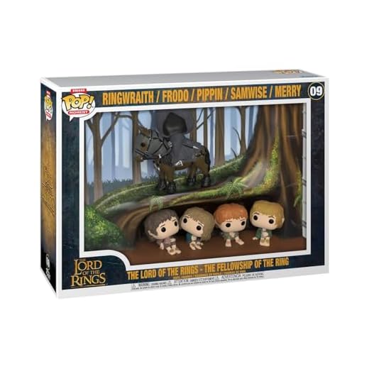 Funko Pop! Moments Deluxe: Lord of The Rings - The Fellowship OTR - el Señor de los Anillos - Figura de Vinilo Coleccionable - Idea de Regalo - Mercancia Oficial - Juguetes para Niños y Adultos