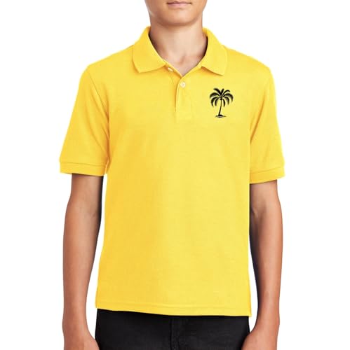 Kids Boys Girls 𝐏𝐨𝐥𝐨 Shirt Short Sleeve – Collared Button Up Tee, Toddler Summer Casual Athletic Top Preppy Clothing2