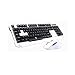 UniFire V60 Waterproof 2.4G Wireless Gaming Keyboard with Mouse DPI Control For DESKTOP PC Laptop Wireless Keyboard Mouse Combos (white)
