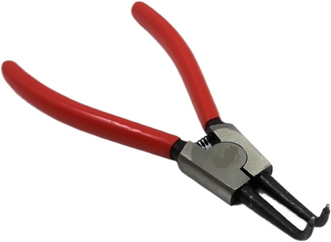 1pc 7 inch 180mm External Bent Tip Circlip Pliers MHB12004