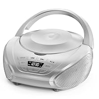 Amazon.co.jp: Gueray cdプレーヤー FMラジオ スピーカー内蔵 ハンドル