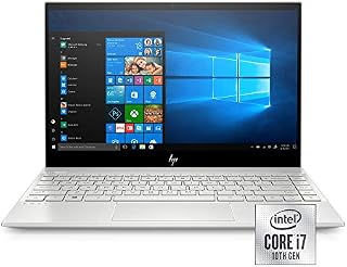 HP Envy 13” Thin Laptop W/ Fingerprint Reader, FHD Touchscreen, 10th Gen Intel