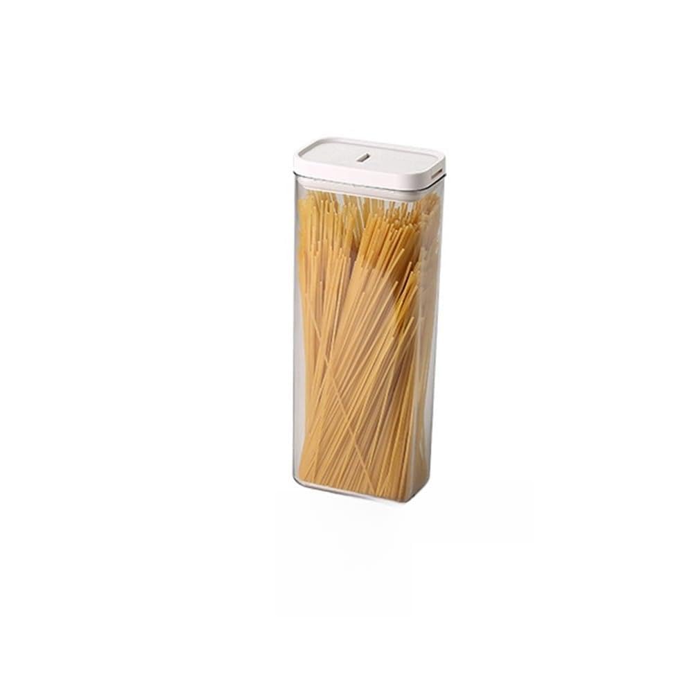 Contenitore ermetico per alimenti da cucina, materiali per uso alimentare, per frigorifero, spaghetti, lattine sigillate trasparenti, contenitore per latte in polvere e pasta (1800 ml)