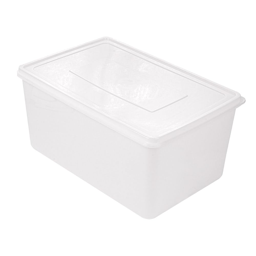 Recipiente Bianco Per Alimenti + Coperchio 30X20X15 Cm Bianco Pp - 12 Unità