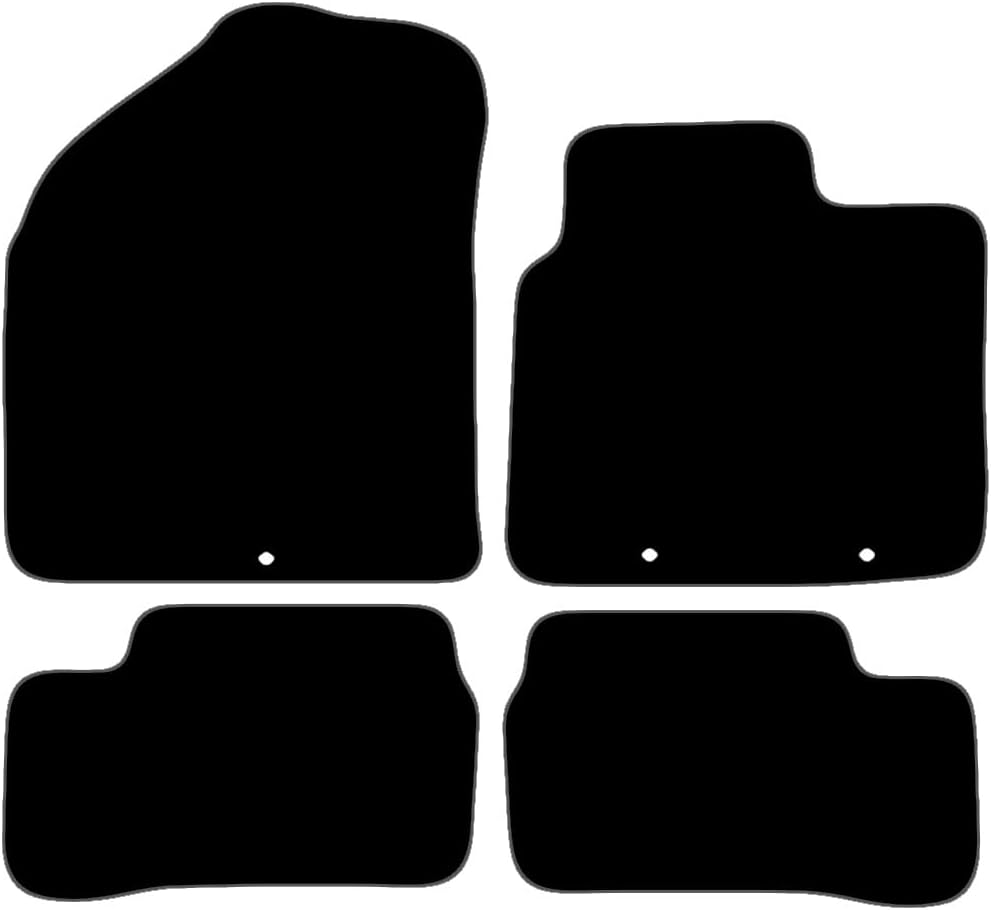 Carsio Carpet Car Mats For Kia Picanto 2011 to 2017 4 Piece Set With 3