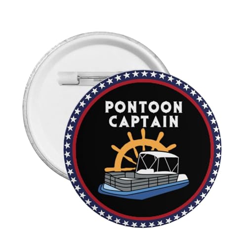 Pontoon Captain Button Pins
