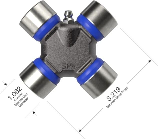APDTY 5-153XS Universal U-Joint Kit 1310 Series; OSR; Manufactured By Spicer