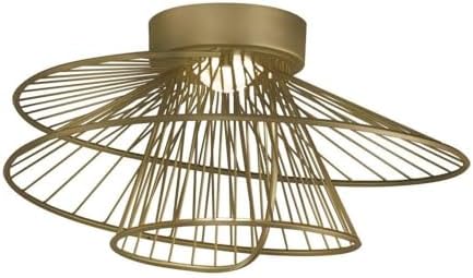 Maxim Zeta - 20 Inch 12W 1 LED Flush Mount-Natural Aged Brass Finish