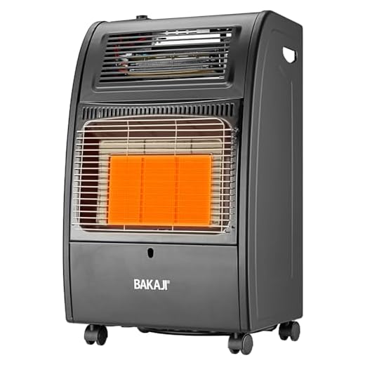 BAKAJI Stufa Catalitica a Gas per Bombola GPL e Elettrica con Funzione Riscaldamento Infrarossi, 3 Elementi Riscaldanti e 3 Potenze Selezionabili, Accensione Piezoelettrica, Controllo Termostatico