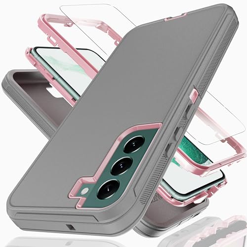Coque Samsung S22 Plus grise avec film écran pour sécuriser vos sorties urbaines