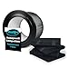 Honeywell Replacement Filter Kit 50250-S - 24000 True HEPA Filter and Pre Cut Carbon Pre Filter Wraps (1 HEPA Filter + 4 Carbon Wraps)