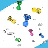 Qualsen 60 sztuk magnesów na lodówkę, na tablicę magnetyczną, mini magnesy, mocne magnesy, mocne mocowanie, na lodówkę, tablicę magnetyczną, do przypinania zdjęć