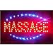 Produktbild CHENXI blinkende Massage LED Fenster Display Schild Größe 48 x 25 cm innen + Kette zum Aufhängen des LED busingess Modern 48 X 25 CM C