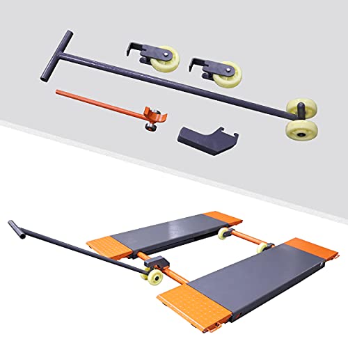 Stratus Extra Wide Commercial Grade Open Center Portable Mid Rise Electric Safety Lock Release Scissor Lift Sae-Ms9000X (110V) #TOP1