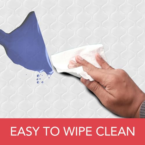 image for LAMINET - Deluxe Cushioned Heavy-Duty Quilted Table Pad Protector for 