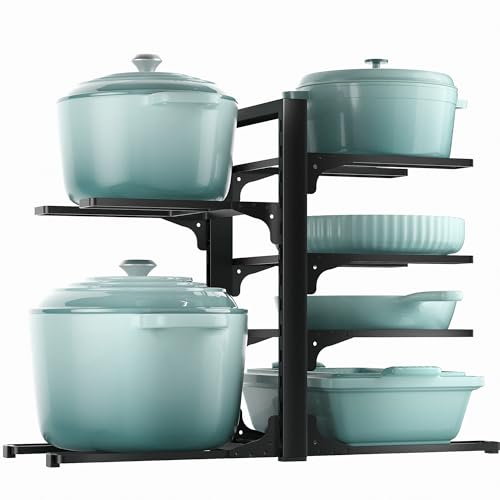 ORDORA 6-Tier Under-Cabinet Pot Organizer