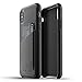 Mujjo Full Leather Wallet Case for iPhone Xs, iPhone X | Premium Genuine Leather, Natural Aging Effect | 2-3 Card Pocket, Wireless Charging (Black)