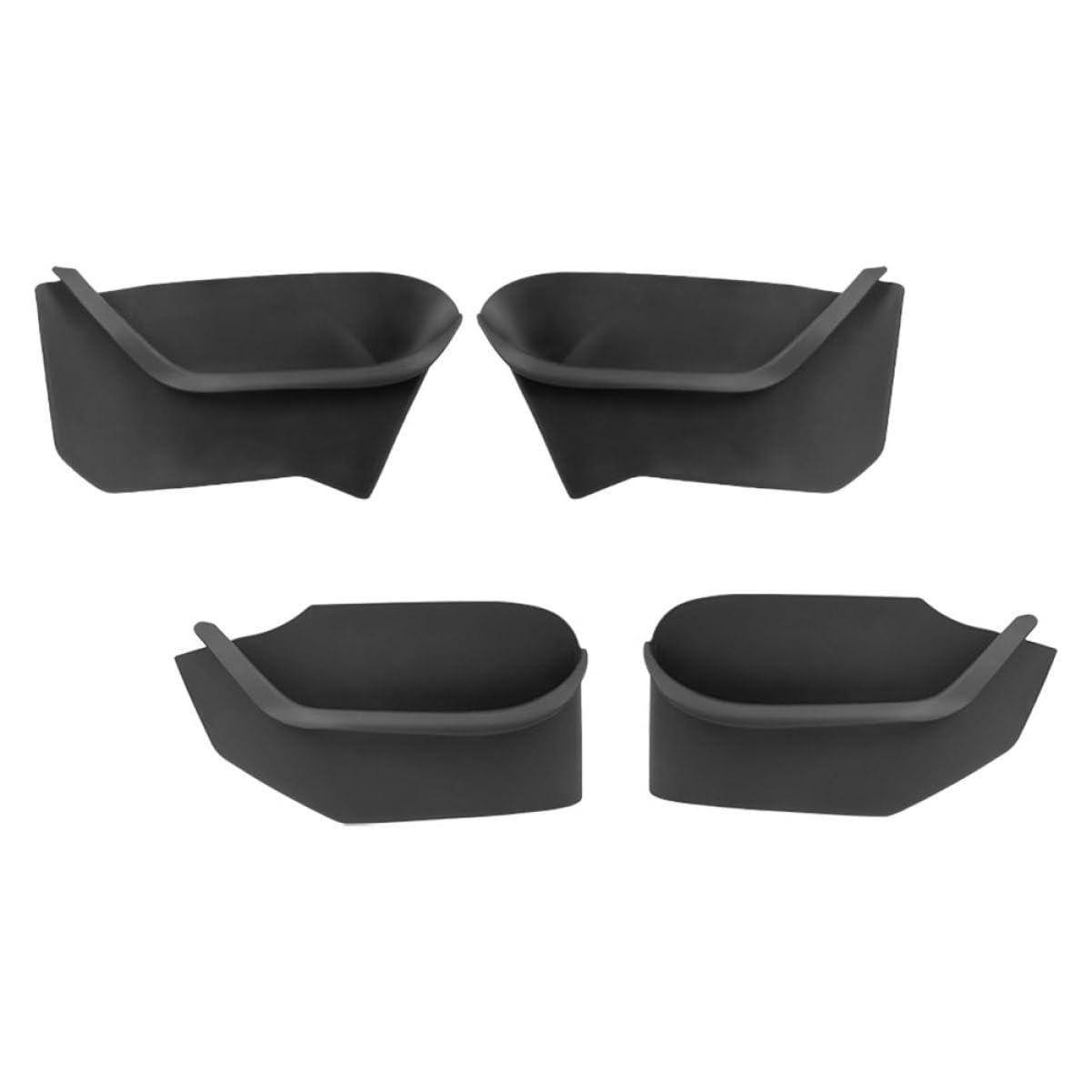 4piezas Caja De Manija Puerta Organizador Coche Lateral Almacenamiento Resistente