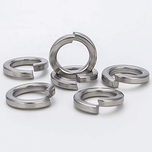 Mogen886 180Pcs M2-M10 Gaskets Glossy Uniform Assorted Flat Gasket Washers Kit For Construction Repair Tools Silver #TOP3
