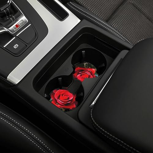 Portavasos para Auto, Set 2 Unidades, Diseño Flor Rosa miniatura 6