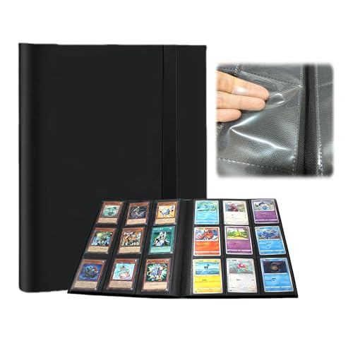 Carpeta de 9 bolsillos, 20 páginas con capacidad para 360 bolsillos, álbum de polipropileno duradero para MTG, TCG, Pokemon, Yu-Gi-Oh, tarjetas deportivas de baloncesto, tarjetas de juego (30,5 x 25