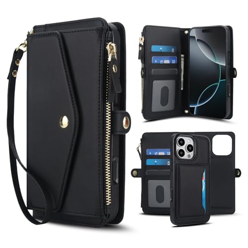 Étui iPhone 14 Pro Max MagSafe avec blocage RFID et coque 2 en 1