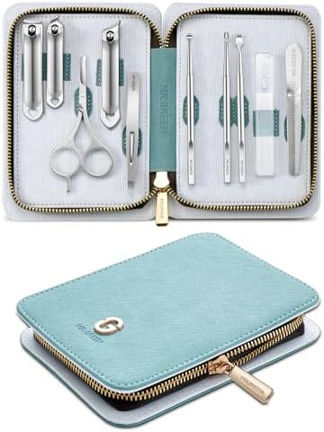 MR.GREEN Manicure Kit 10 in 1, German Stainless Nail Clippers Set...